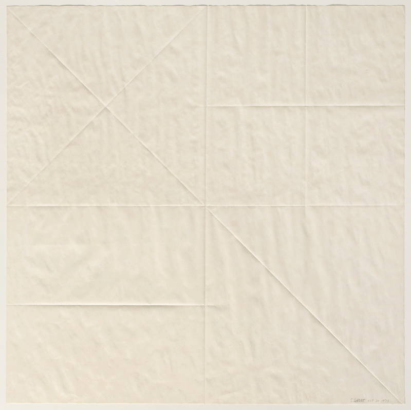 Sol LeWitt Paper Fold 2