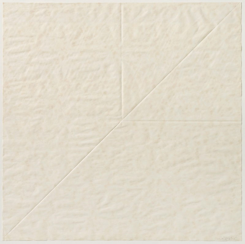 Sol LeWitt Paper Fold 4
