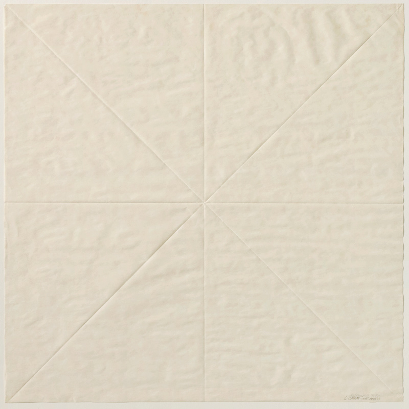 Sol LeWitt Paper Fold 5